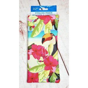 Pelican Colorful Floral Graphic Designer Eyeglass Pouch